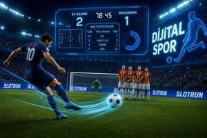 Slotrun dijital spor simülasyonu oyun ekranı
